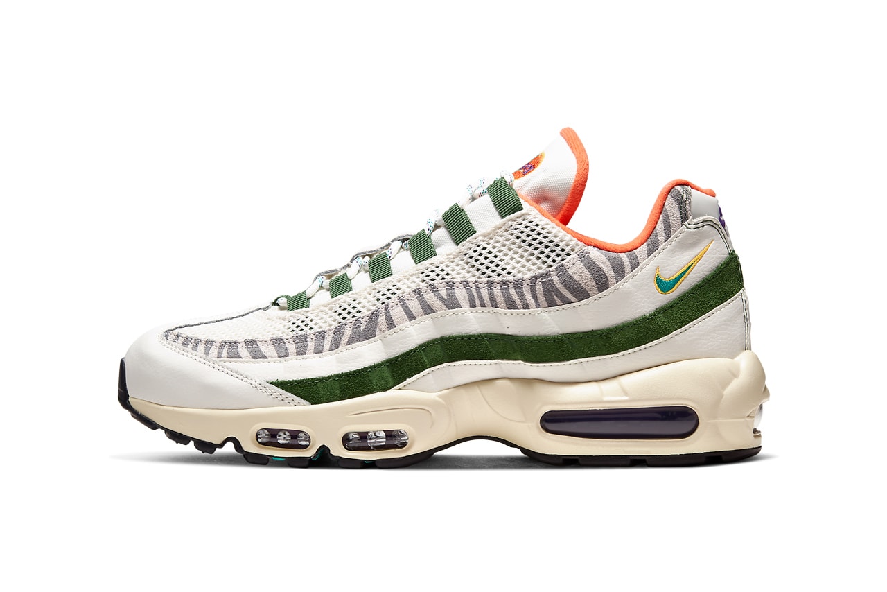 nike sportswear air max 95 era sail new forest green CZ9723 100 official release date info photos price store list