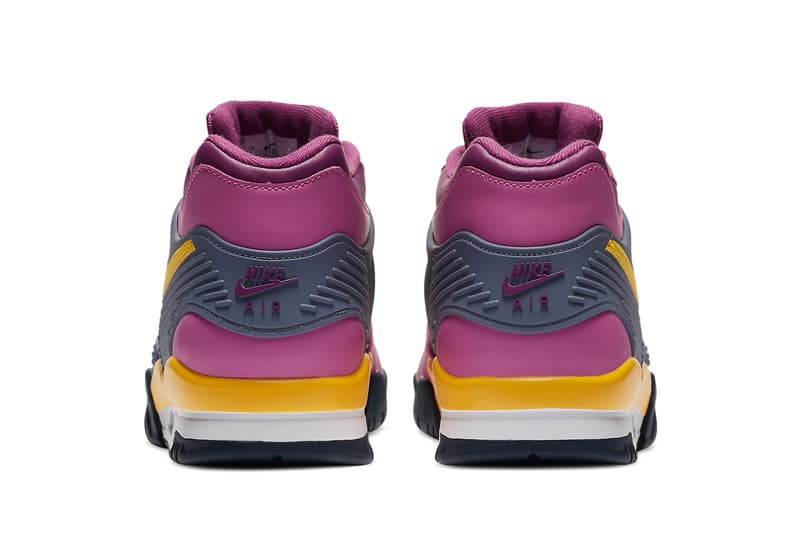 nike sportswear air trainer 3 viotech bo jackson viotech dandilion yellow viola grey slate CZ6393 500 official release date info photos price store list