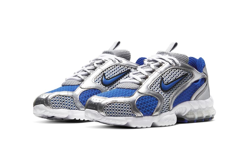 nike sportswear air zoom spiridon cage 2 team red lemon venom CJ1288 601 varsity royal blue silver CJ1288 002 official release date info photos price store list