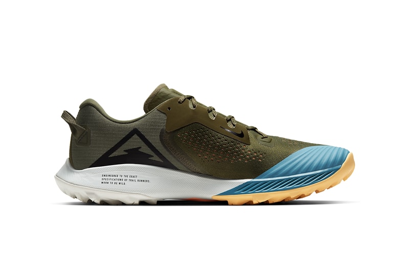 nike running air zoom terra kiger 6 medium olive orange trance cerulean black CJ0219 200 official release date info photos price store list 