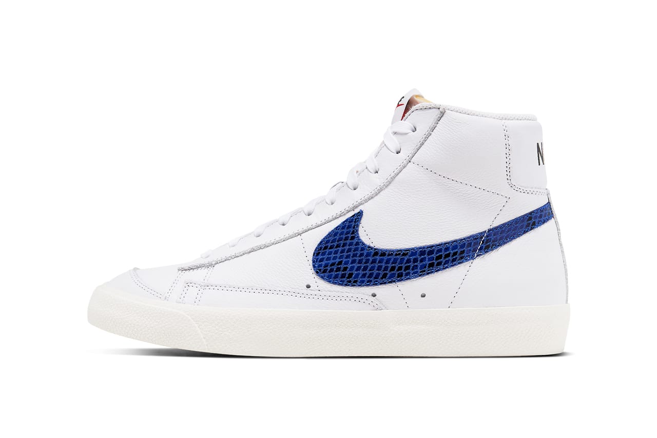 nike blazer mid 77 red and blue