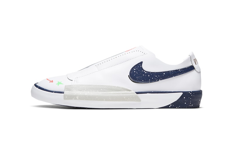 nike basketball sportswear blazer slip planet of hoops white navy blue void green red purple green cw2619 141 release date info photos price store list