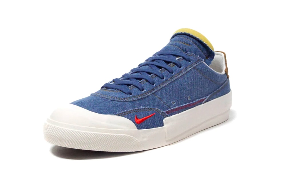 Nike Drop Type LX Denim Release Info cw6213-461 N.354 INDUSTRIAL BLUE HABANERO RED SAIL HONEY COMB