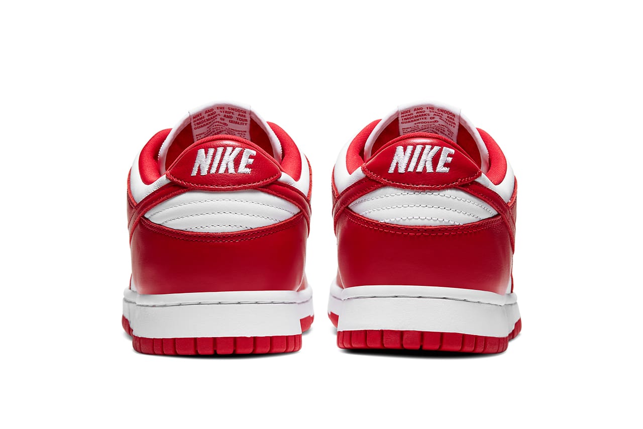 nike dunk low university red canada