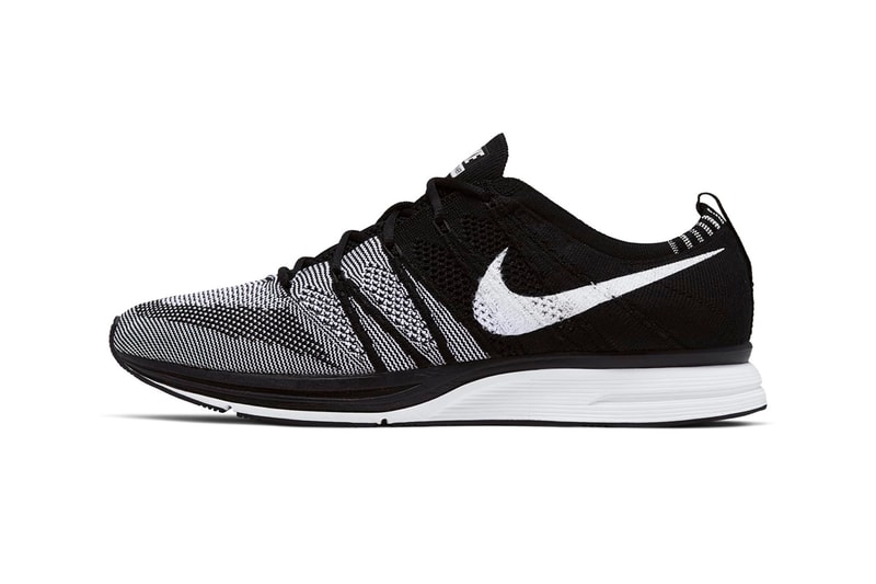 Nike Flyknit Trainer "Black/White" OG Zoom Air Running Sneaker Footwear Swoosh Sneaker Release Information 2012 Retro Re-Release Volt Insoles