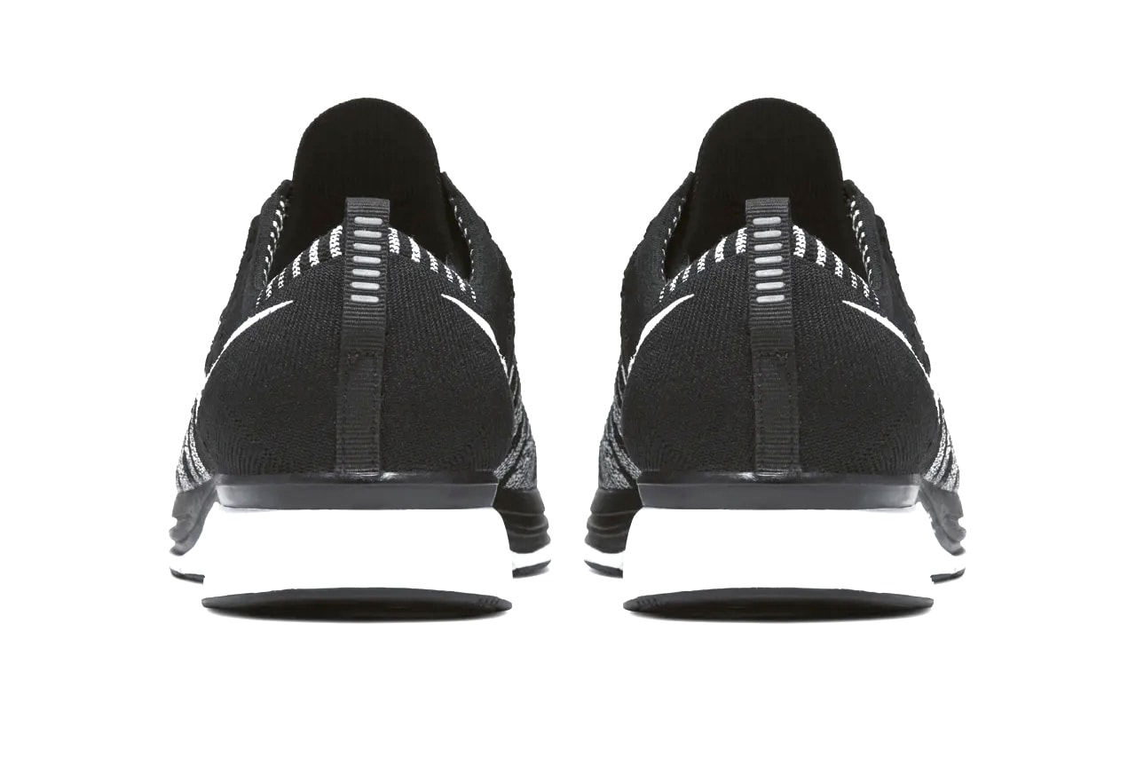 Nike Flyknit Trainer "Black/White" OG Zoom Air Running Sneaker Footwear Swoosh Sneaker Release Information 2012 Retro Re-Release Volt Insoles