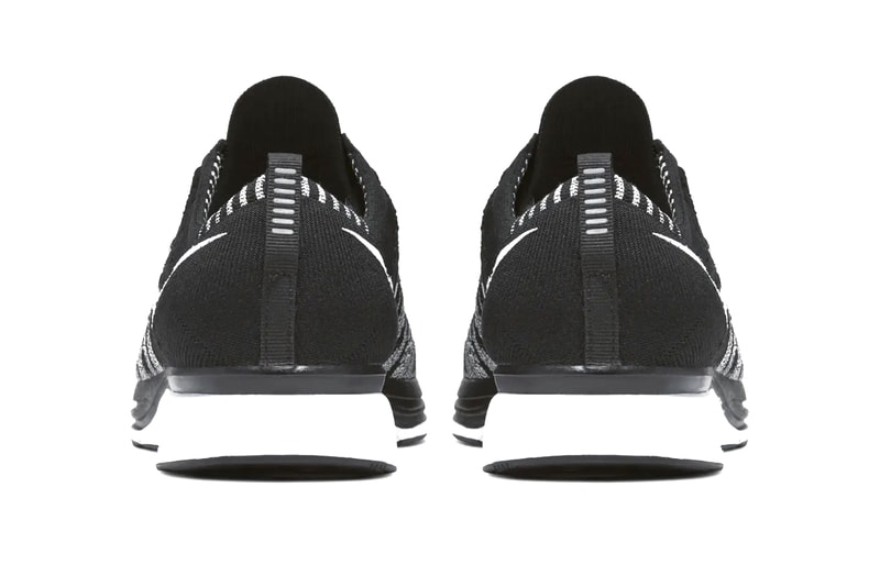Nike Flyknit Trainer "Black/White" OG Zoom Air Running Sneaker Footwear Swoosh Sneaker Release Information 2012 Retro Re-Release Volt Insoles