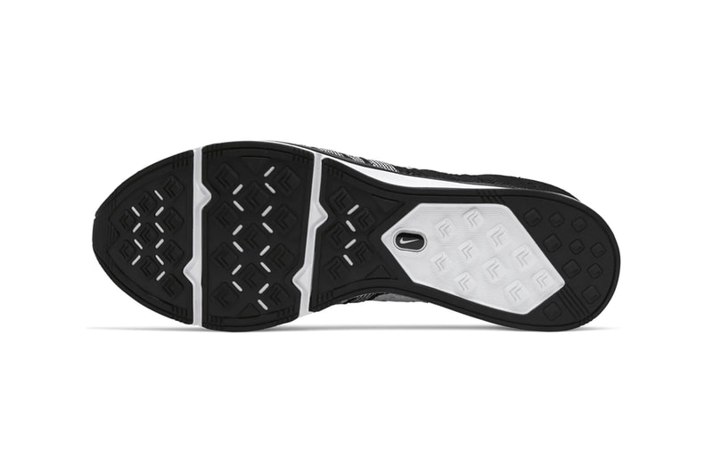 Nike Flyknit Trainer "Black/White" OG Zoom Air Running Sneaker Footwear Swoosh Sneaker Release Information 2012 Retro Re-Release Volt Insoles