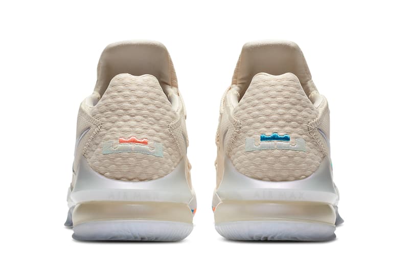 nike basketball lebron james 17 low light cream multi color grey blue CD5007 200 release date info photos price