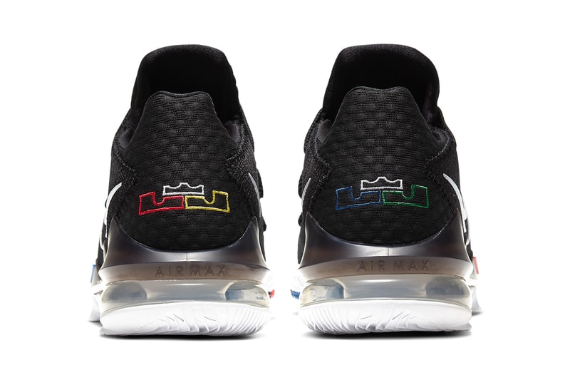 nike basketball lebron james 17 low black multicolor white CD5006 002 olympic rings release date info photos price store list