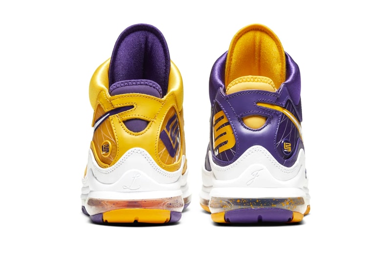 Nike Lebron 7 Media Day Official Look Release Info Buy Price Los Angeles Lakers Yellow Purple nba media day 2019