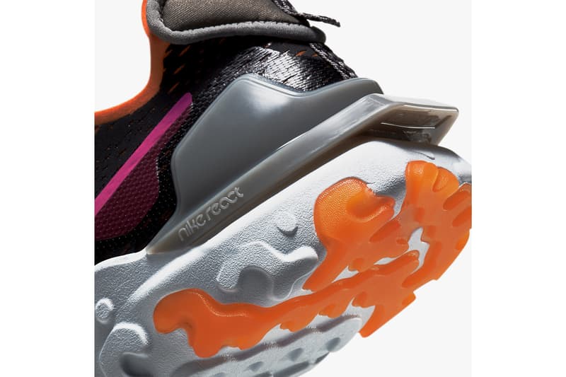 nike sportswear dmsx react vision black asparagus orange grey fuchsia white release date info photos price 