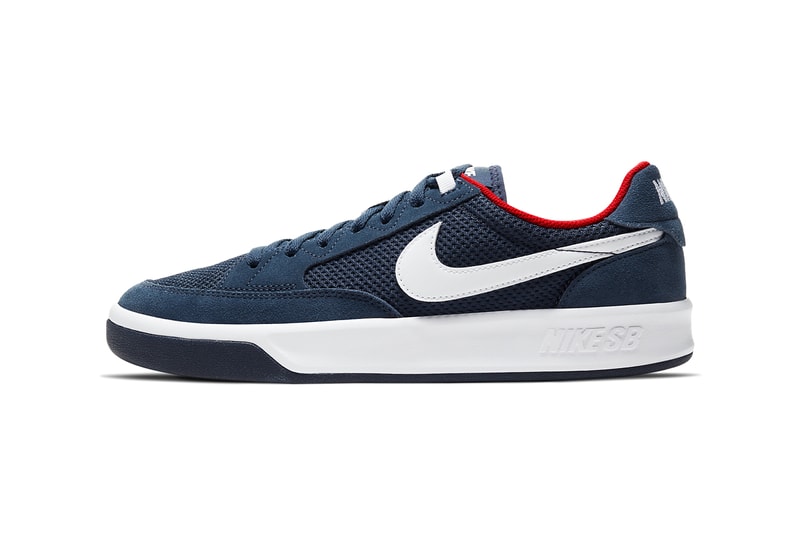 nike sb skateboarding adversary tennis shoe white pine green photo blue midnight navy university red black CJ0887 102 103 400 100 release date info photos price store list