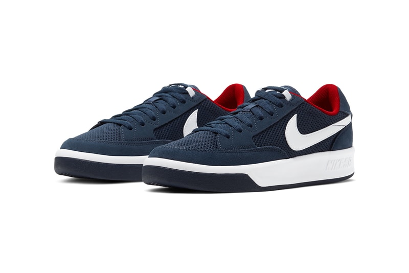 nike sb skateboarding adversary tennis shoe white pine green photo blue midnight navy university red black CJ0887 102 103 400 100 release date info photos price store list