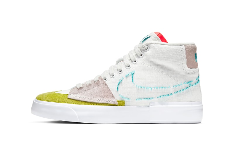 nike sb blazer mid edge summit white oracle aqua obsidian mist midnight navy fossil CI3833 101 401 release date info photos price store list