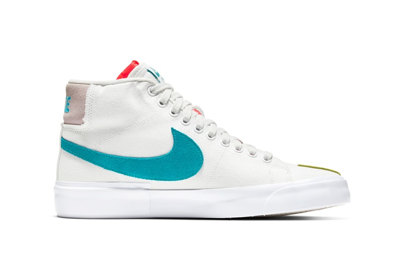 nike sb blazer mid edge summit white oracle aqua obsidian mist midnight navy fossil CI3833 101 401 release date info photos price store list