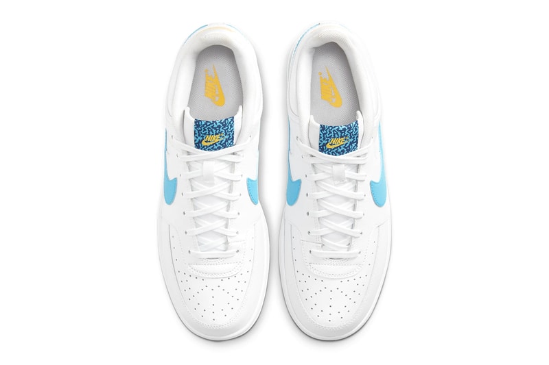 Nike Sky Force 3 4 University Gold Blue Void Blue Fury Black White sneakers footwear menswear shoes spring summer 2020 collection trainers runners kicks