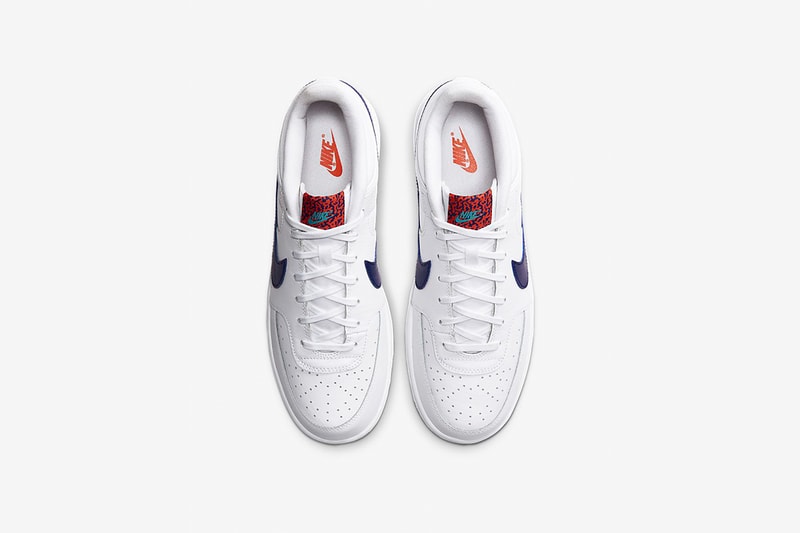 Nike Sky Force 3 4 White Regency Purple Release CT8448-100 Oracle Aqua Team Orange