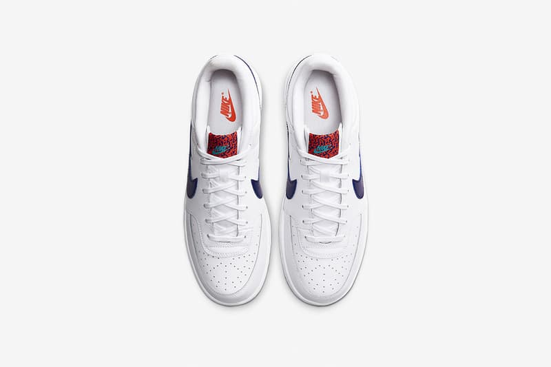 Nike Sky Force 3 4 White Regency Purple Release CT8448-100 Oracle Aqua Team Orange
