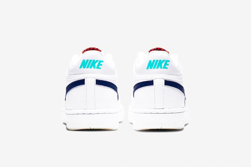 Nike Sky Force 3 4 White Regency Purple Release CT8448-100 Oracle Aqua Team Orange