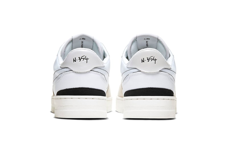 Nike Squash Type N 354 Summit White Black Vast Grey White CJ1640 100 kicks sneakers footwear hypebeast trainers 1980 80s