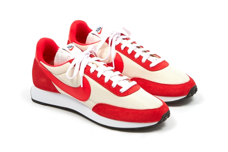 Nike Tailwind 79 OG Track Red menswear streetwear shoes sneakers footwear trainers runners retro spring summer 2020 collection sail white swoosh leather vintage retro throwback