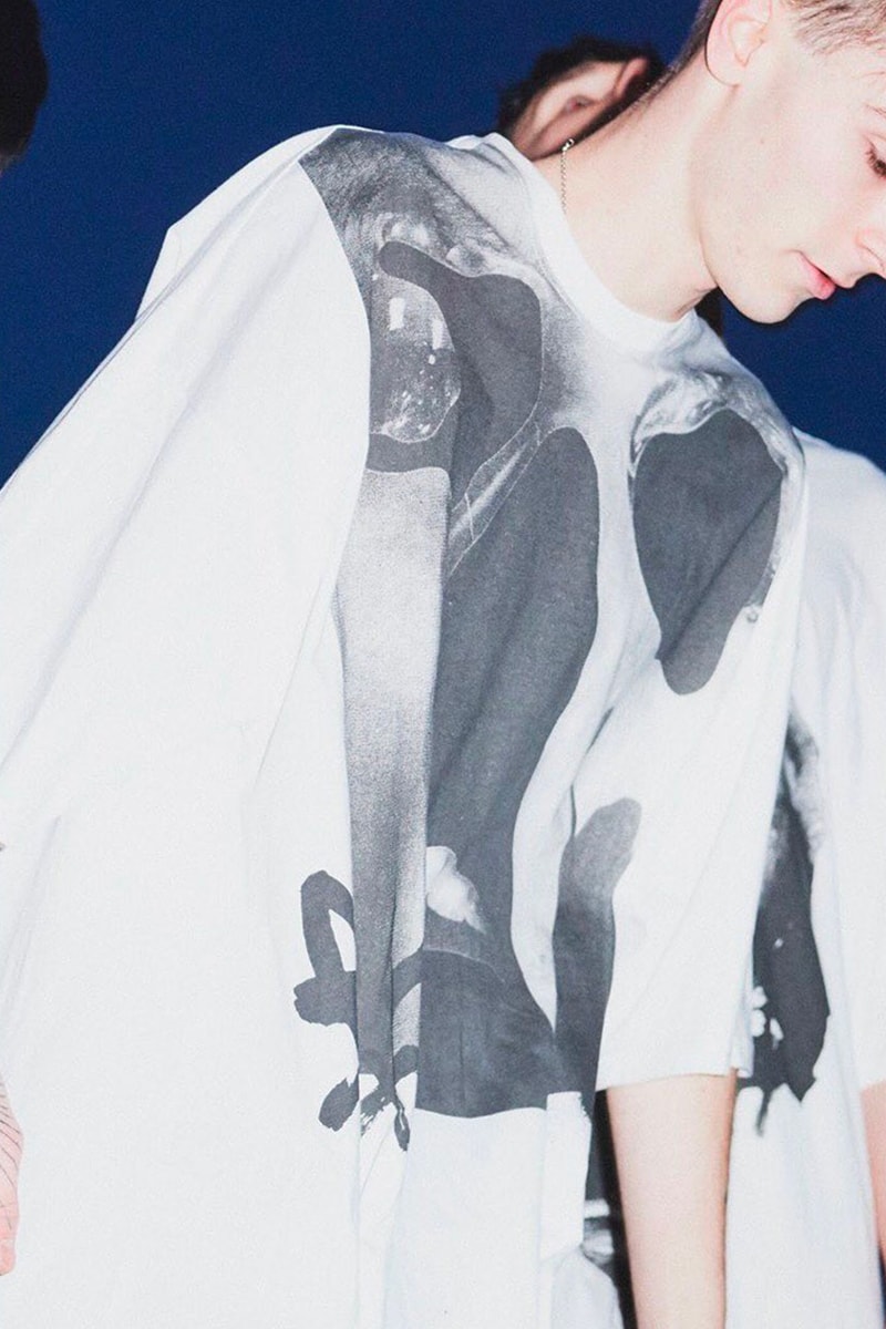 Jesse Draxler NILoS t shirt capsule menswear streetwear artist los angeles 2020 collection japanese artwork dystopian futuristic collage