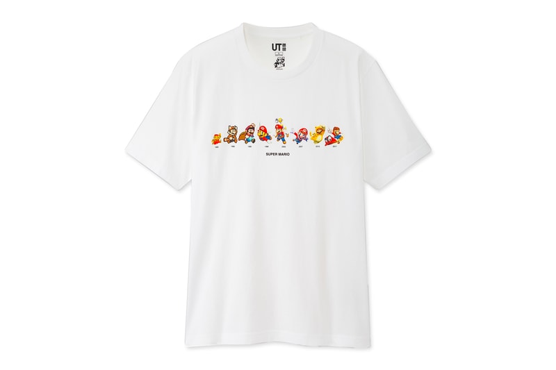 UNIQLO UT 'Super Mario' T-Shirt Collection Japanese Japan UT Uniqlo Graphic tees T-Shirts Graphic tee Luigi Mario 64 