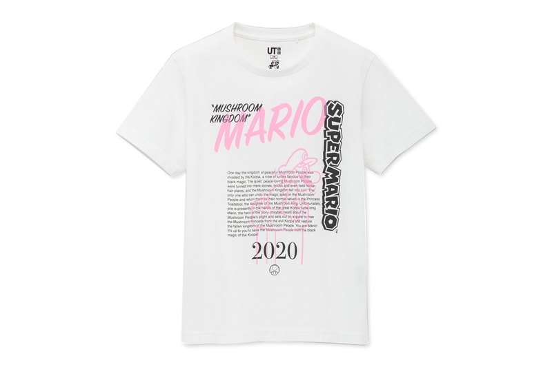 UNIQLO UT 'Super Mario' T-Shirt Collection Japanese Japan UT Uniqlo Graphic tees T-Shirts Graphic tee Luigi Mario 64 