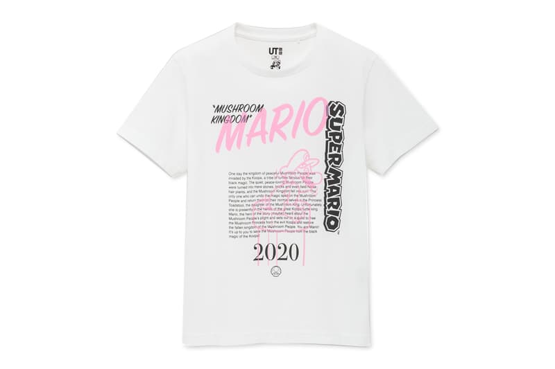 UNIQLO UT 'Super Mario' T-Shirt Collection Japanese Japan UT Uniqlo Graphic tees T-Shirts Graphic tee Luigi Mario 64