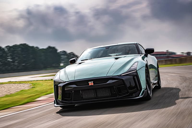 Nissan Unveils Production Example of GT-R50 by Italdesign sportscar hypercar 2020 50 cars limited edition first look R35 3.8-litre twin-turbocharged v6 