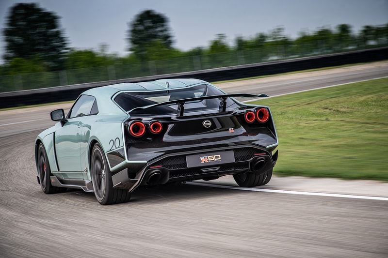 Nissan Unveils Production Example of GT-R50 by Italdesign sportscar hypercar 2020 50 cars limited edition first look R35 3.8-litre twin-turbocharged v6 