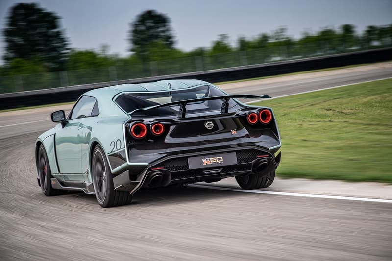 Nissan Unveils Production Example of GT-R50 by Italdesign sportscar hypercar 2020 50 cars limited edition first look R35 3.8-litre twin-turbocharged v6