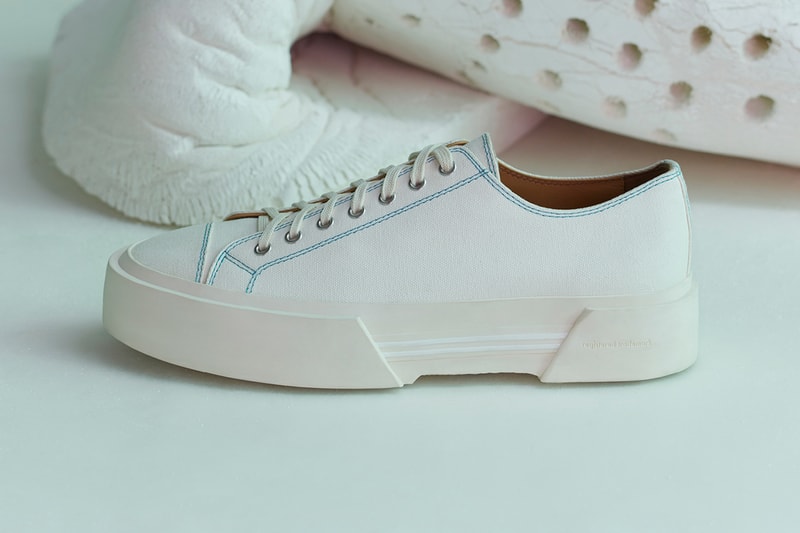 OAMC Inflate Plimsoll Off White pale yellow mist black menswear streetwear spring summer 2020 collection shoes sneakers footwear kicks trainers runners luke meier