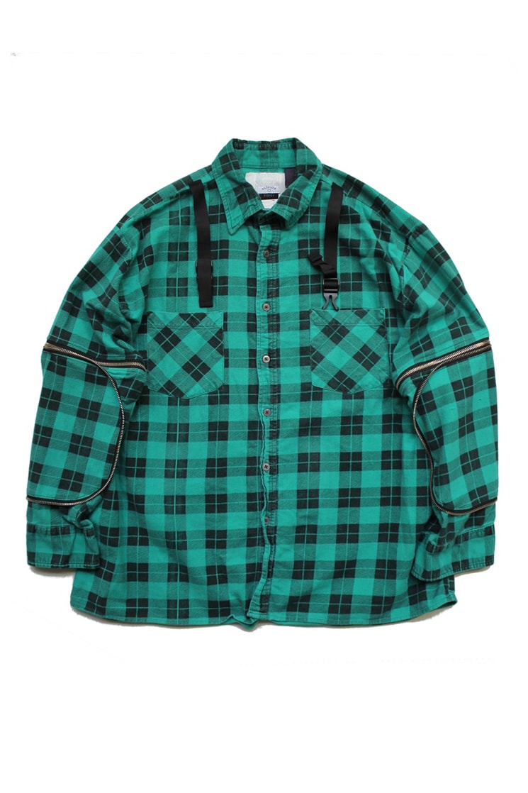 OLD PARK Upcycled Backpack Bomber, SS20 Shirts spring summer 2020 shirring kaili patchwork jacket japan