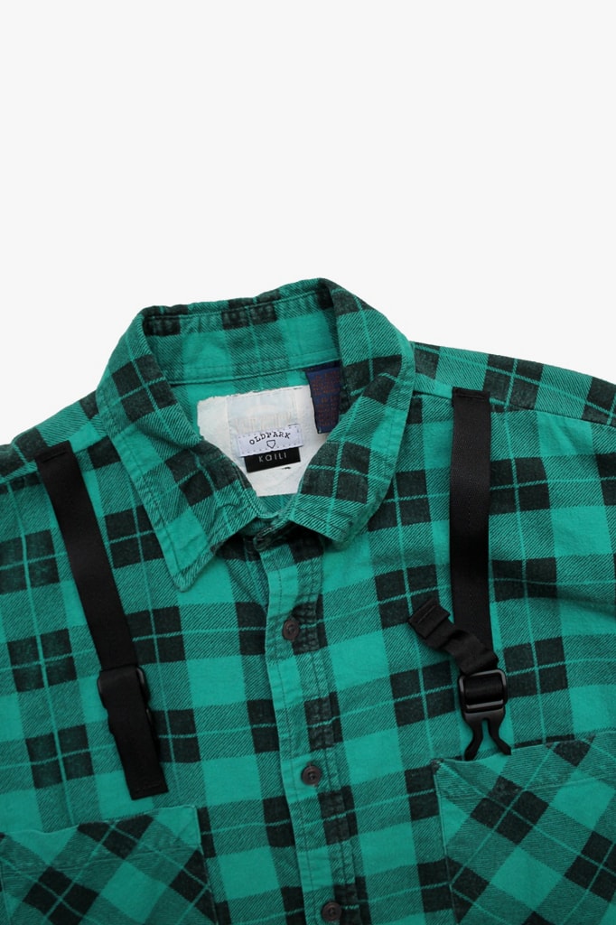 OLD PARK Upcycled Backpack Bomber, SS20 Shirts spring summer 2020 shirring kaili patchwork jacket japan