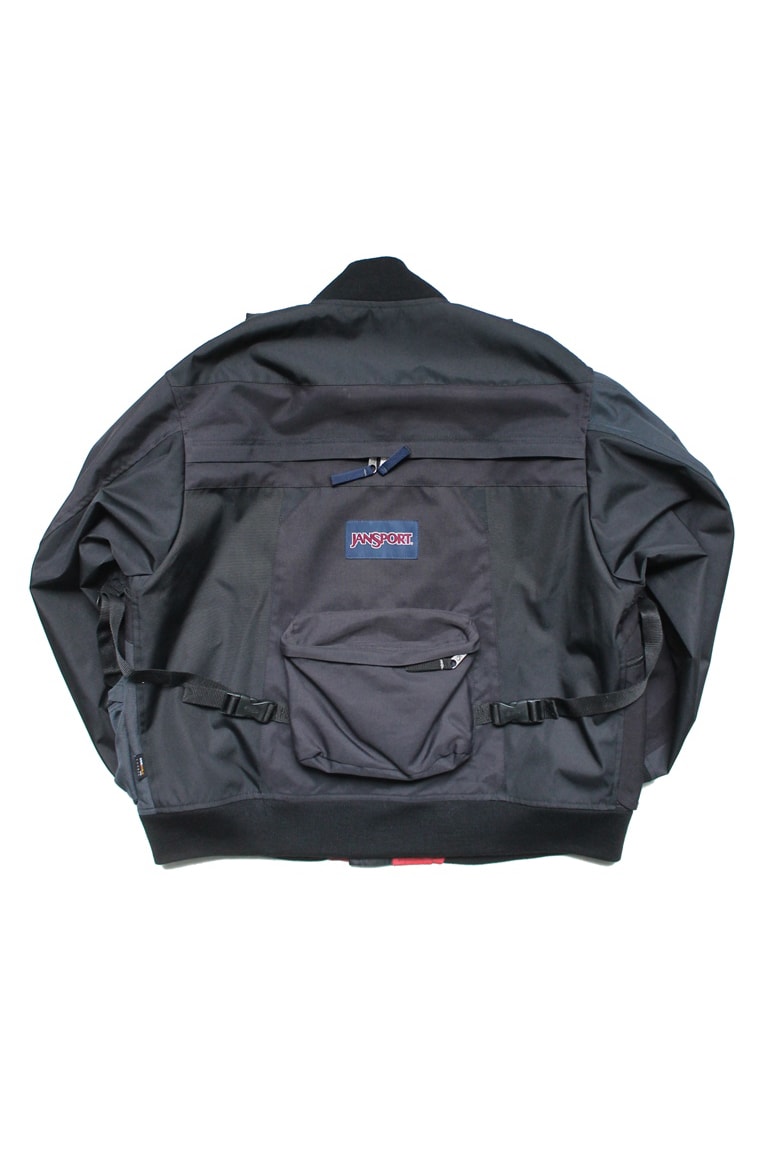 OLD PARK Upcycled Backpack Bomber, SS20 Shirts spring summer 2020 shirring kaili patchwork jacket japan