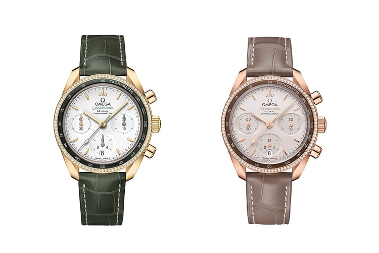 The Omega Speedmaster 38mm Now Comes in Diamond-Encrusted Sedna or Yellow Gold
