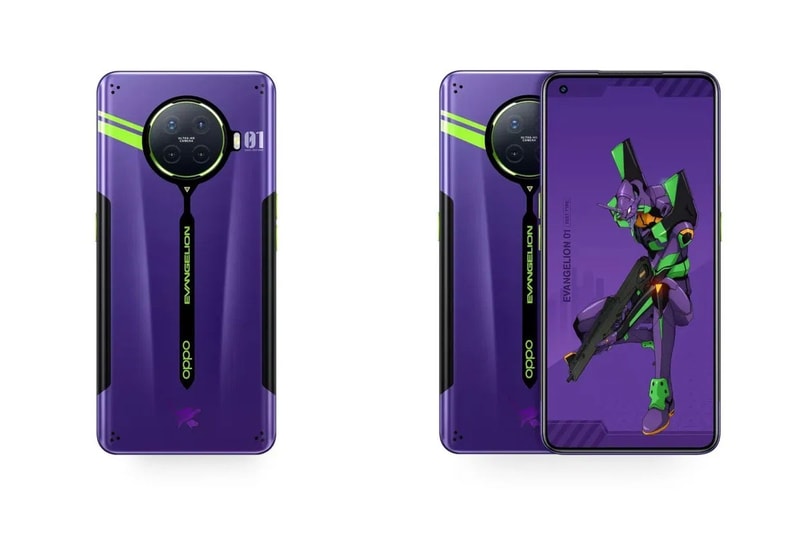 Evangelion x OPPO Reno Ace 2 Phone release smart watches anime Japanese movies Asuka Langley Soryu NERV EVA-01 smartphones Spear of Longinus Hideaki Anno