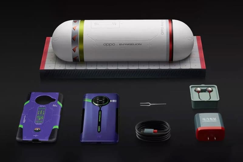 Evangelion x OPPO Reno Ace 2 Phone release smart watches anime Japanese movies Asuka Langley Soryu NERV EVA-01 smartphones Spear of Longinus Hideaki Anno