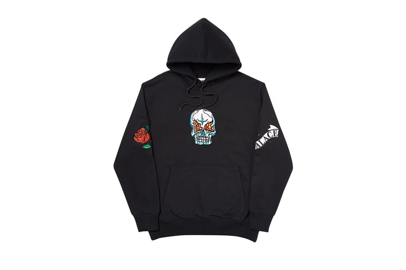 palace skull hoodie