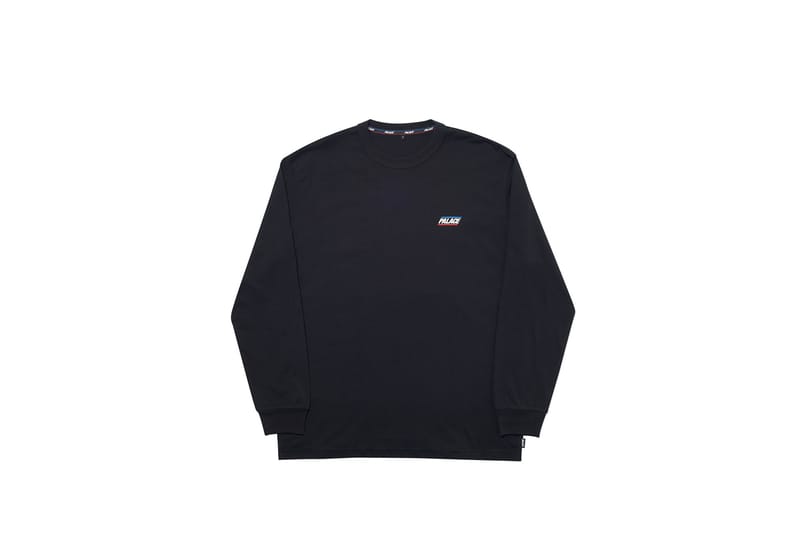 palace long sleeve t shirt black