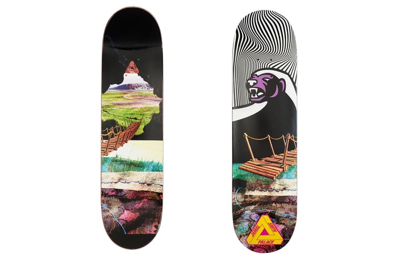 Palace Summer 2020 Skate Decks skateboarding team caricatures Jamal Smith Benny Fairfax Danny Brady Chewy Cannon Lucas Puig Lucien Clarke Rory Milanes tri ferg shock absorber designs
