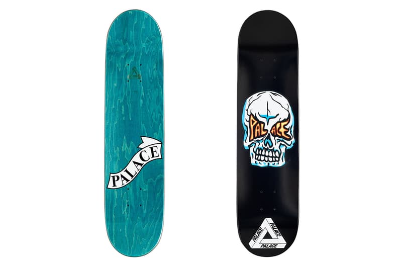 Palace Summer 2020 Skate Decks skateboarding team caricatures Jamal Smith Benny Fairfax Danny Brady Chewy Cannon Lucas Puig Lucien Clarke Rory Milanes tri ferg shock absorber designs