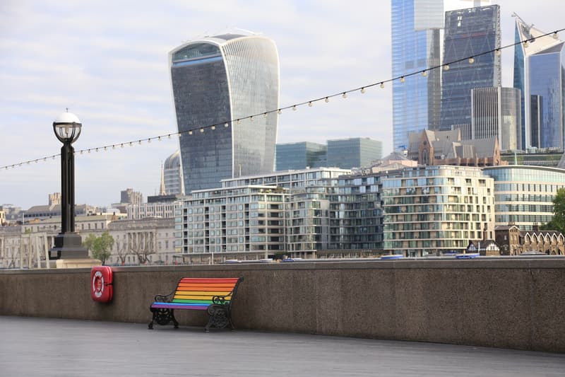 paul insect rainbow benches block london furniture