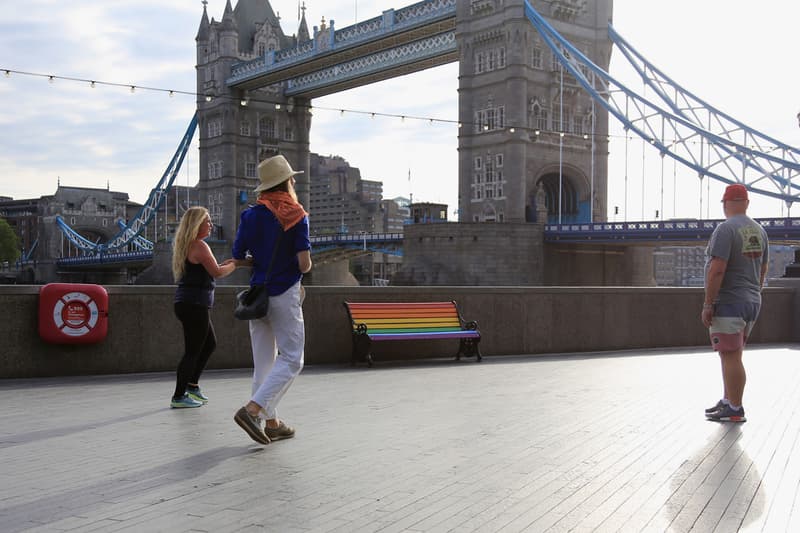 paul insect rainbow benches block london furniture