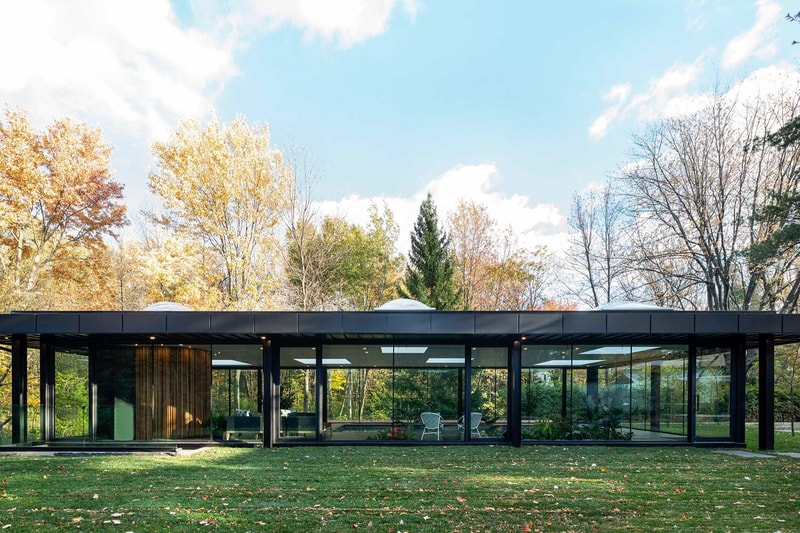 Maurice Martel Architecte Glass Pool House Info homes Philip Johnson Ben Rose Montreal Canada architecture homes pool style design 