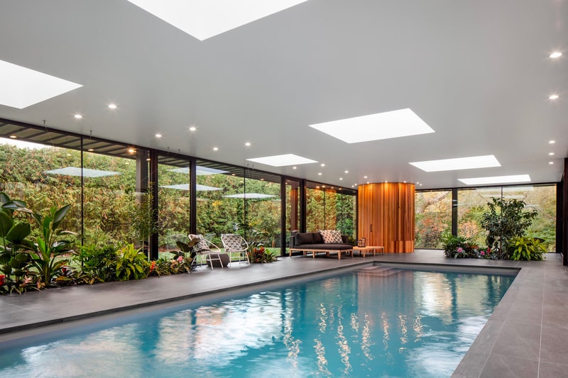 Maurice Martel Architecte Glass Pool House Info homes Philip Johnson Ben Rose Montreal Canada architecture homes pool style design 