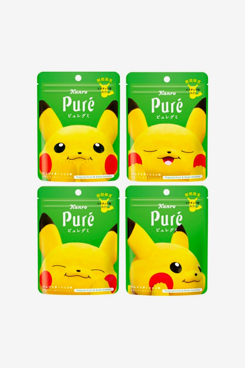 Pokemon Pikachu Pure Kanro Candy Release snacks Japan Japanese Soft candy sour power candy 