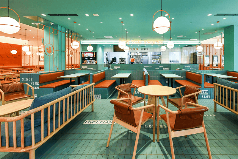 Popeyes Announces Updated Logo, Branding  Jones Knowles Ritchie louisiana kitchen chicken restaurant packaging